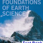 Foundations of Earth Science 7th Edition Lutgens Test Bank