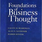 Foundations Of Business Thought 1st Edition Boardman Test Bank