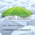 Fundamentals of Corporate Finance 2nd Edition Berk Test Bank