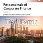Fundamentals of Corporate Finance Global 3rd Edition Berk Test Bank