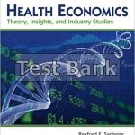 Health Economics 6th Edition Santerre Test Bank