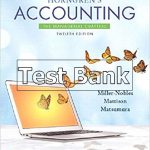 Horngrens Accounting The Managerial Chapters 12th Edition Miller-Nobles Test Bank