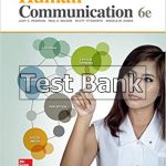 Human Communication 6th Edition Pearson Test Bank