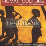 Human Culture Highlights of Cultural Anthropology 3rd Edition Ember Test Bank
