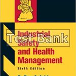 Industrial Safety and Health Management 6th Edition Asfahl Test Bank