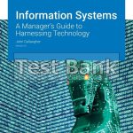 Information Systems A Managers Guide to Harnessing Technology 1st Edition Gallaugher Test Bank