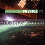 Inquiry into Physics 8th Edition Ostdiek Solutions Manual