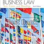 International Business Law 6th Edition August Test Bank