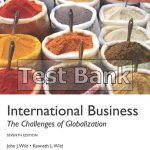 International Business The Challenges of Globalization Global 7th Edition Wild Test Bank