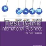 International Business The New Realities 3rd Edition Cavusgil Test Bank