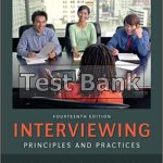 Interviewing Principles and Practices 14th Edition Stewart Test Bank