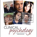 Introduction to Clinical Psychology Canadian 3rd Edition Hunsley Test Bank