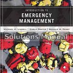 Introduction to Emergency Management 1st Edition Lindell Solutions Manual