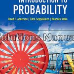 Introduction to Probability 1st Edition Anderson Solutions Manual