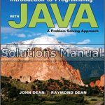 Introduction to Programming with Java 2nd Edition Dean Solutions Manual
