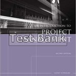 Introduction to Project Management 2nd Edition Schwalbe Test Bank
