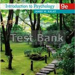 Introduction to Psychology 9th Edition Kalat Test Bank