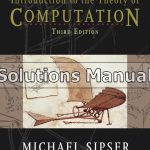 Introduction to the Theory of Computation 3rd Edition Sipser Solutions Manual