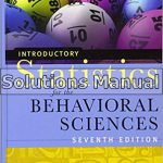 Introductory Statistics for the Behavioral Sciences 7th Edition Welkowitz Solutions Manual