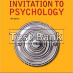 Invitation to Psychology 5th Edition Wade Test Bank