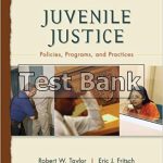 Juvenile Justice Policies Programs and Practices 3rd Edition Taylor Test Bank