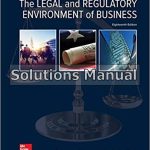 Legal And Regulatory Environment Of Business 18th Edition Pagnattaro Solutions Manual