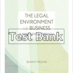 Legal Environment Of Business A Managerial Approach Theory To Practice 1st Edition Melvin Test Bank