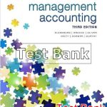 Management Accounting Australian 3rd Edition Eldenburg Test Bank
