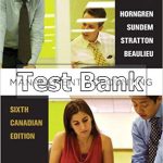Management Accounting Canadian 6th Edition Horngren Test Bank