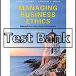 Managing Business Ethics Straight Talk about How to Do It Right 7th Edition Trevino Test Bank