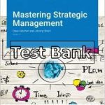 Mastering Strategic Management vol1.1 1st Edition Ketchen Test Bank