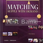 Matching Supply with Demand An Introduction to Operations Management 3rd Edition Cachon Test Bank