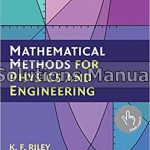 Mathematical Methods for Physics and Engineering A Comprehensive Guide 3rd Edition Riley Solutions Manual