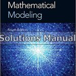 Mathematical Modeling 4th Edition Meerschaert Solutions Manual