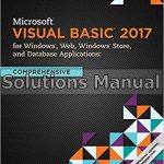 Microsoft Visual Basic 2017 for Windows Web and Database Applications Comprehensive 1st Edition Hoisington Solutions Manual