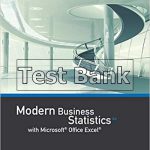 Modern Business Statistics with Microsoft Excel 6th Edition Anderson Test Bank
