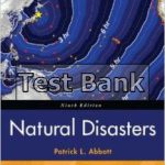 Natural Disasters 9th Edition Abbott Test Bank