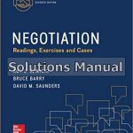 Negotiation Readings Exercises and Cases 7th Edition Lewicki Solutions Manual