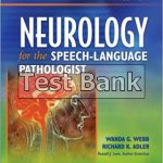 Neurology for the Speech Language Pathologist 5th Edition Webb Test Bank