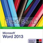 New Perspectives on Microsoft Word 2013 Comprehensive 1st Edition Zimmerman Test Bank
