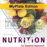 Nutrition An Applied Approach MyPlate Edition 3rd Edition Thompson Test Bank