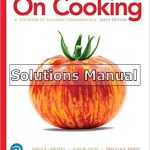 On Cooking A Textbook of Culinary Fundamentals 6th Edition Labensky Solutions Manual