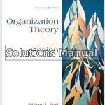 Organization Theory and Design canadian 2nd Edition Daft Solutions Manual