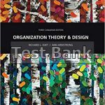 Organization Theory and Design Canadian 3rd Edition Daft Test Bank