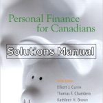 Personal Finance for Canadians 9th Edition Currie Solutions Manual