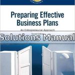 Preparing Effective Business Plans An Entrepreneurial Approach 2nd Edition Barringer Solutions Manual