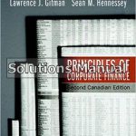 Principles of Corporate Finance Canadian 2nd Edition Gitman Solutions Manual