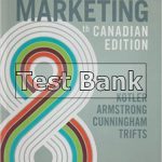 Principles of Marketing Canadian 8th Edition Kotler Test Bank