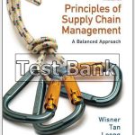 Principles of Supply Chain Management A Balanced Approach 3rd Edition Wisner Test Bank