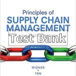 Principles of Supply Chain Management A Balanced Approach 5th Edition Wisner Test Bank